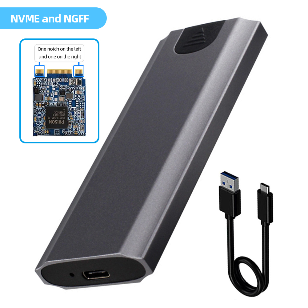 M.2 To USB Type C 3.1 SSD Box  - đánh giá và giá Nvme Ssd