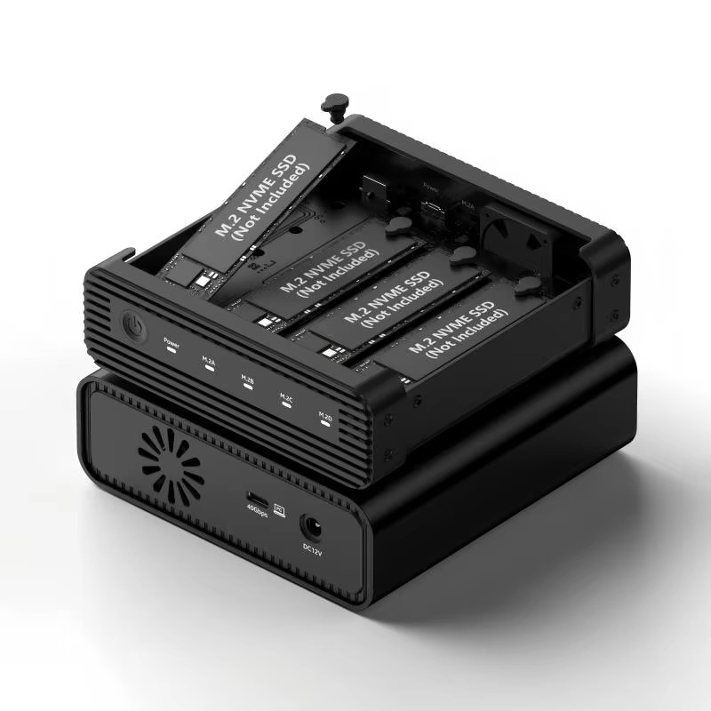 Aluminum M2 4-Bay USB4 Externa - đánh giá và giá Nvme Ssd