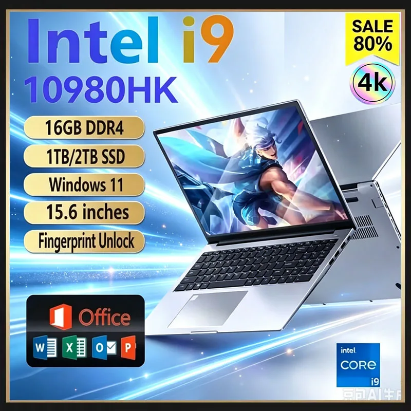15.6inch Potrable Laptop Intel - đánh giá và giá Ssd 2Tb
